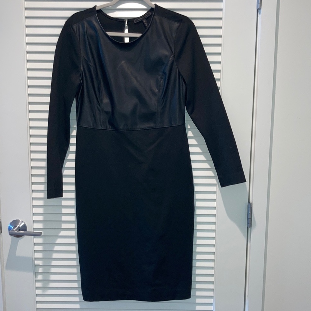 Large BCBG-Maxazria black long sleeve dress